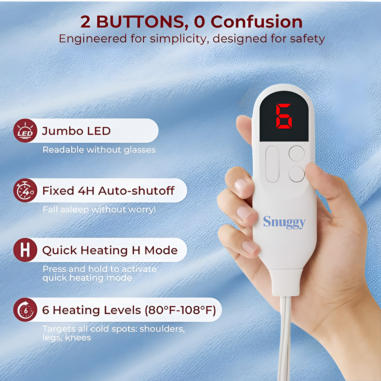 The Snuggy Heated Blanket