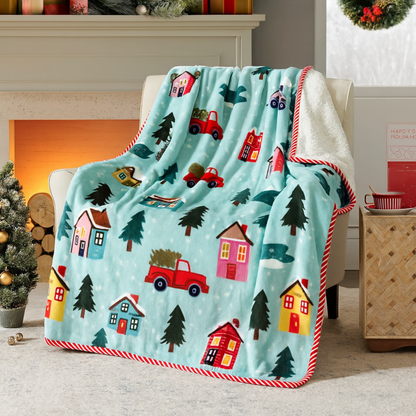 Snuggy Heated Plush Throw Blanket